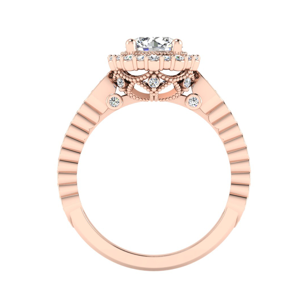 Nina Halo Engagement Ring